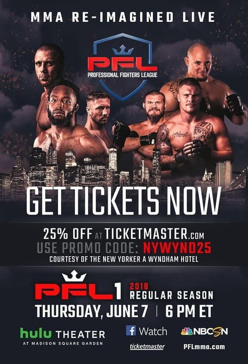 Постер: PFL 2018 #1: Regular Season - Harrison vs. Tursyn