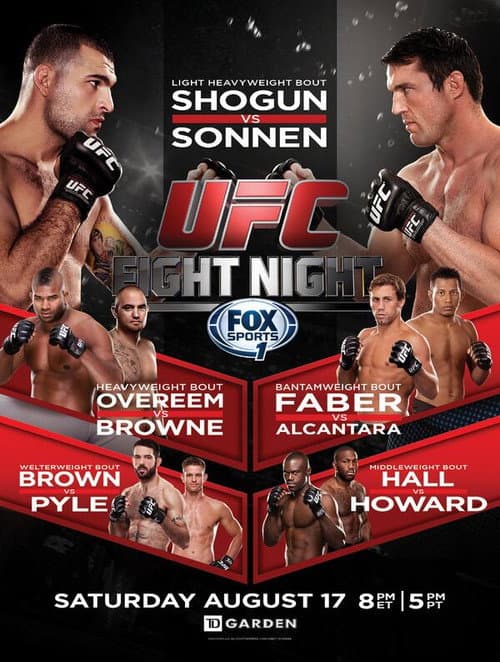 Постер: UFC Fight Night 26: Shogun vs. Sonnen