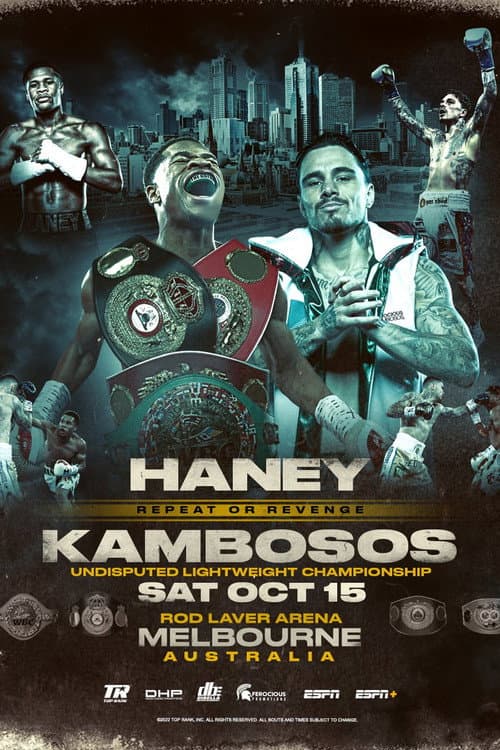Постер: Devin Haney vs. George Kambosos Jr. II