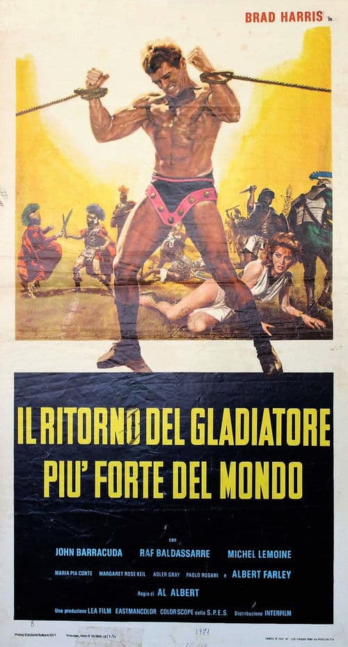 Постер: Il ritorno del gladiatore più forte del mondo
