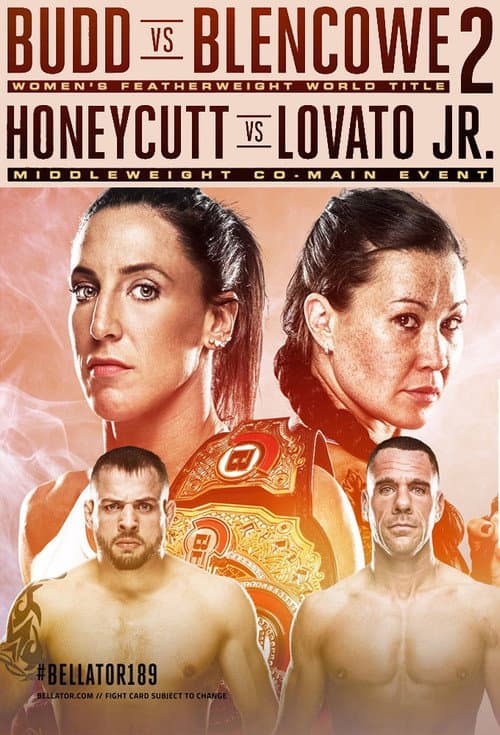 Постер: Bellator 189: Budd vs. Blencowe 2