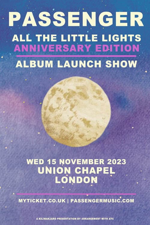 Постер: Passenger: Live from Union Chapel London