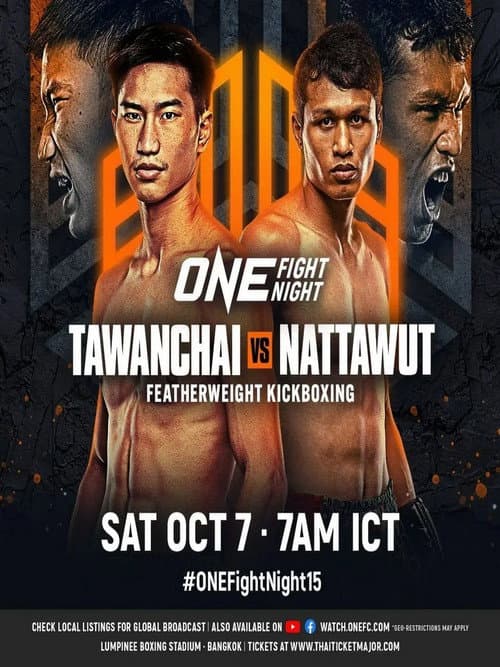 Постер: ONE 167: Tawanchai vs. Nattawut 2