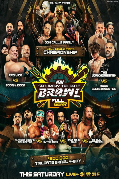 Постер: AEW Full Gear 2025: Saturday Tailgate Brawl