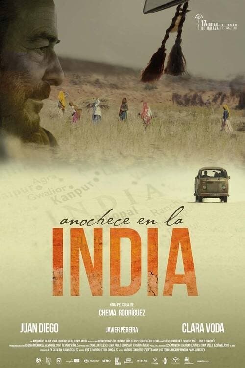 Постер: Anochece en la India