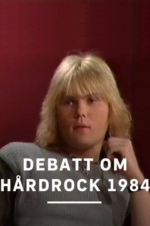Постер: Debatt om hårdrock 1984