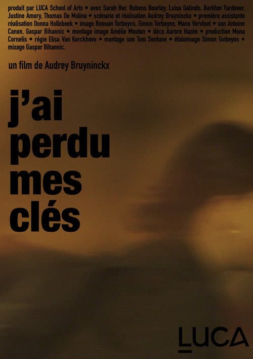 Постер: J'ai perdu mes clés