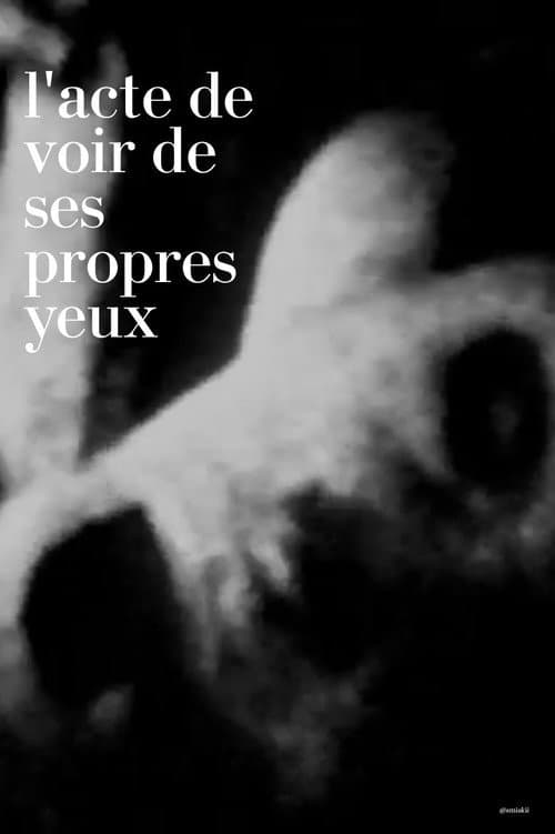 Постер: l'acte de voir de ses propres yeux