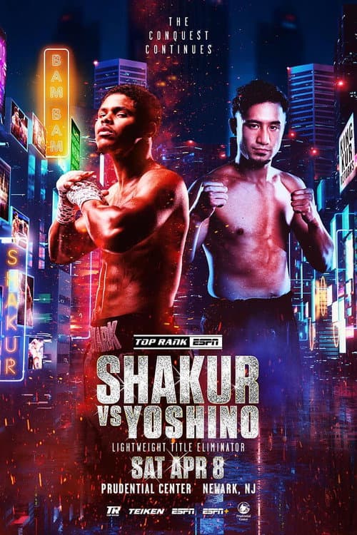 Постер: Shakur Stevenson vs. Shuichiro Yoshino