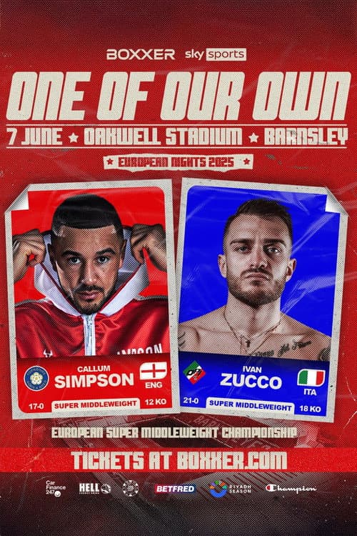Постер: Callum Simpson vs. Ivan Zucco