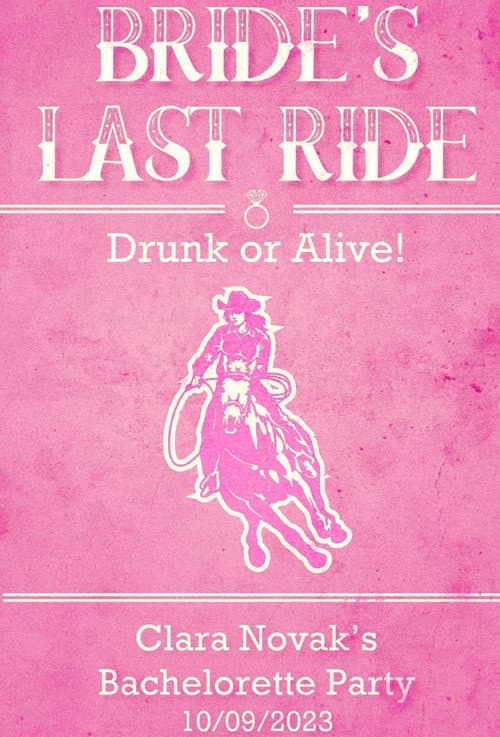 Постер: Bride's Last Ride