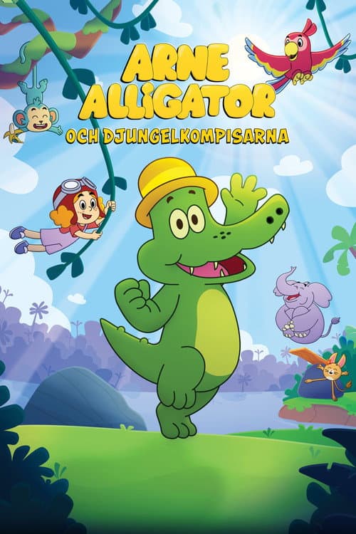 Постер: Arne Alligator och djungelkompisarna