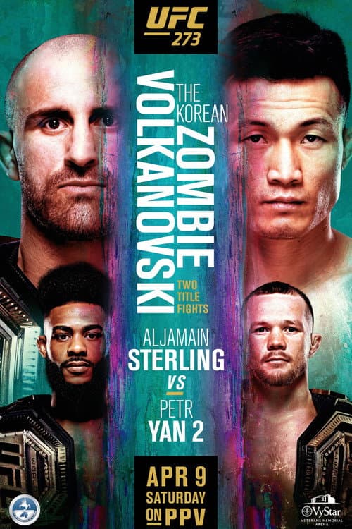 Постер: UFC 273: Volkanovski vs. The Korean Zombie