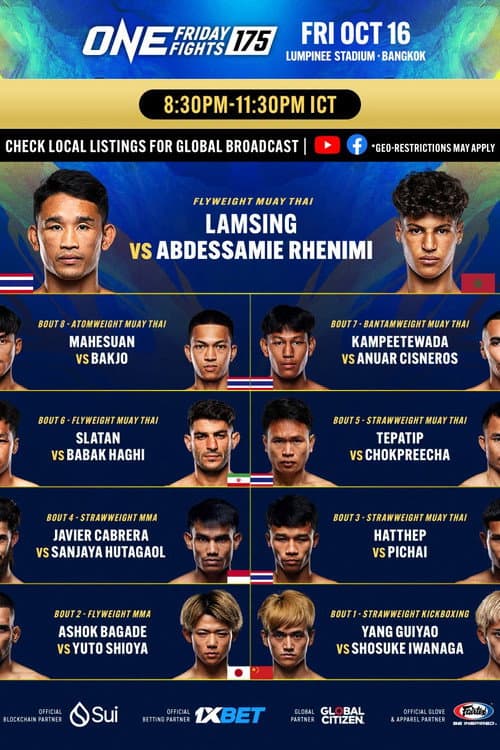 Постер: ONE Friday Fights 175: Lamsing vs. Rhenimi