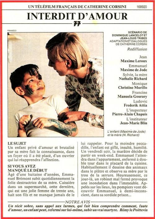 Постер: Interdit d'amour