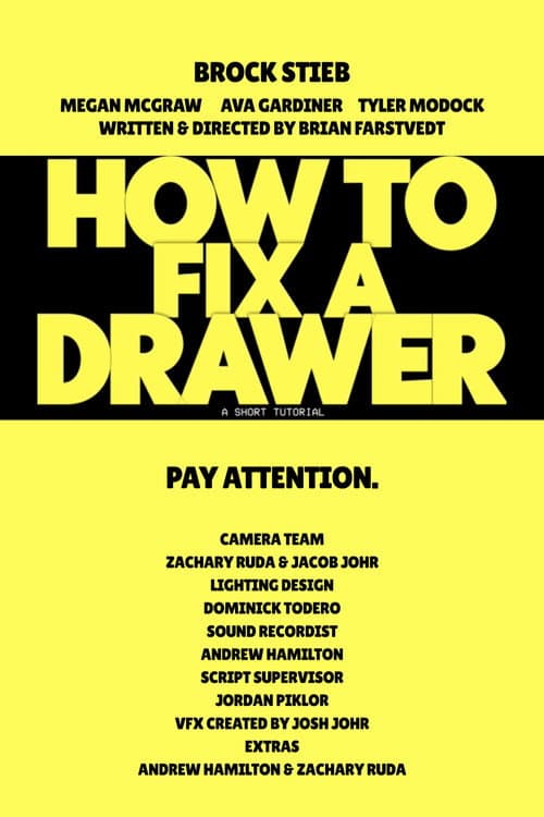 Постер: How To Fix A Drawer