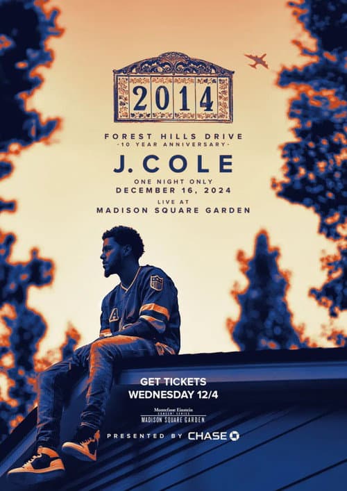 Постер: 2014 Forest Hills Drive 10th Anniversary Show Live at Madison Square Garden