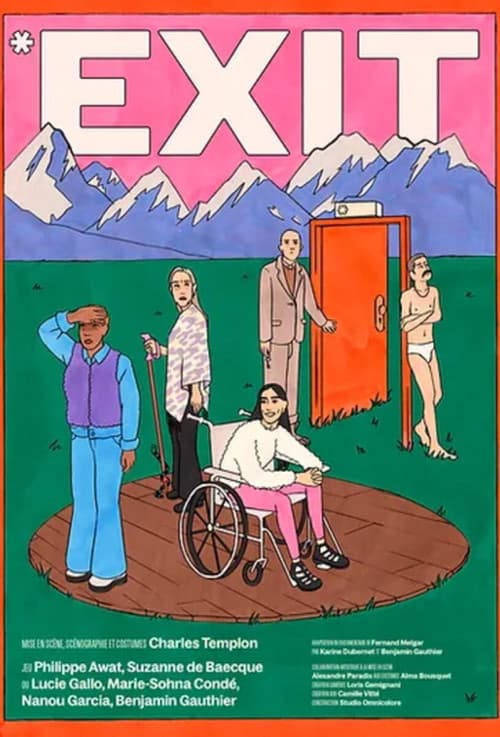 Постер: EXIT - Théâtre du Train Bleu - Festival OFF Avignon