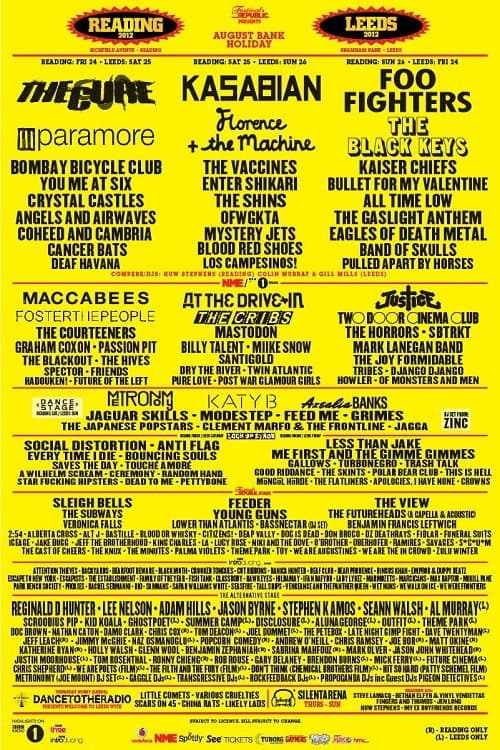 Постер: Foo Fighters - Reading Festival