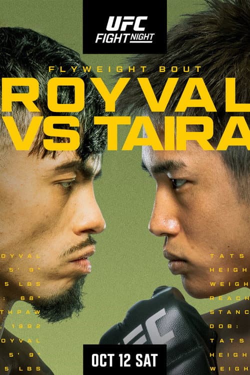 Постер: UFC Fight Night 244: Royval vs. Taira