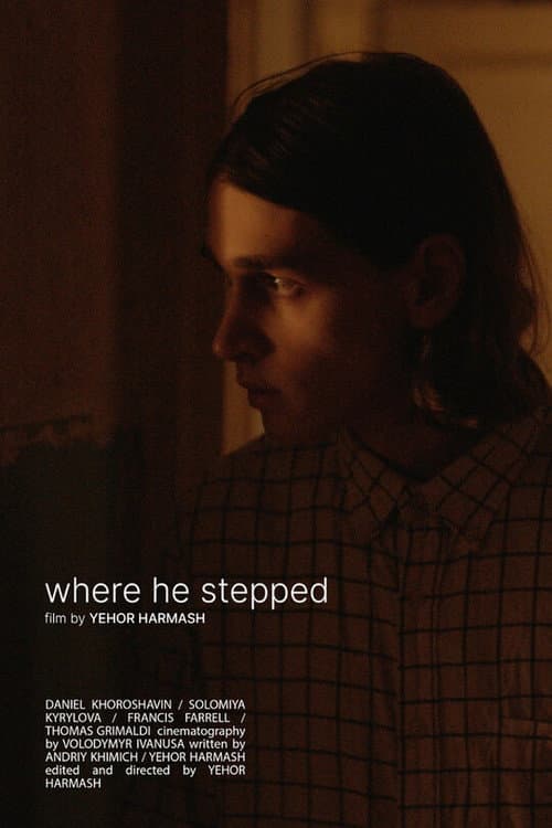 Постер: where he stepped