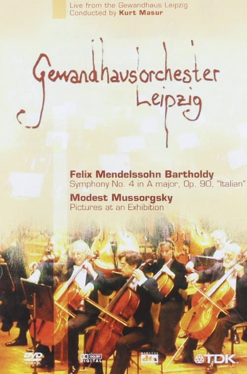 Постер: Gewandhausorchester Leipzig: Mendelssohn/Mussorgsky (Masur)