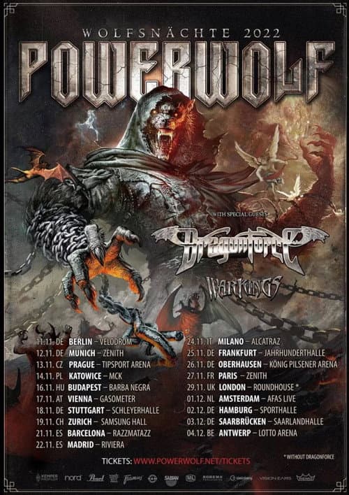 Постер: Powerwolf - Live at Oberhausen 2022