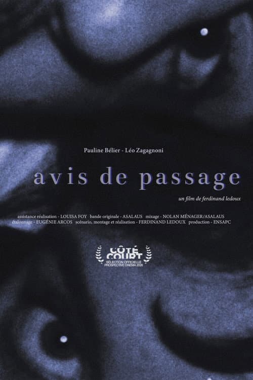 Постер: Avis de passage