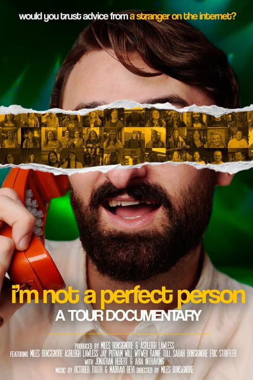 Постер: I'm Not a Perfect Person: A Tour Documentary