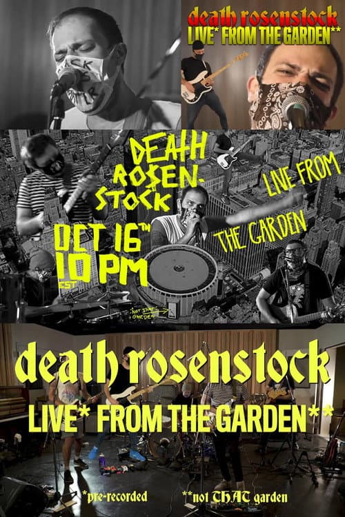 Постер: Jeff Rosenstock: LIVE* FROM THE GARDEN**