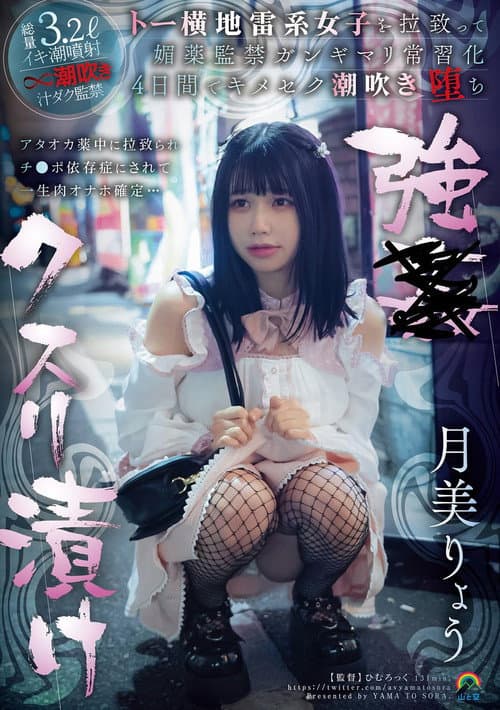 Постер: 強●クスリ漬け トー横地雷系女子を拉致って媚薬監禁ガンギマリ常習化 4日間でキメセク潮吹き堕ち 月美りょう