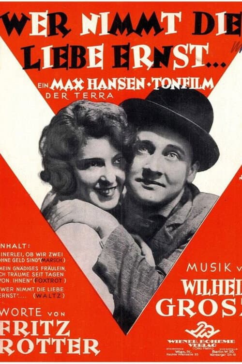 Постер: Wer nimmt die Liebe ernst