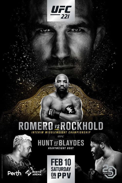 Постер: UFC 221: Romero vs. Rockhold