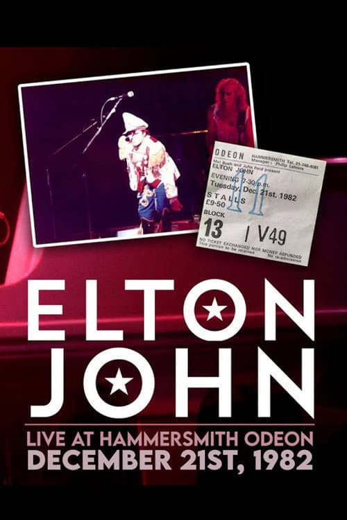 Постер: Elton John Live at Hammersmith Odeon