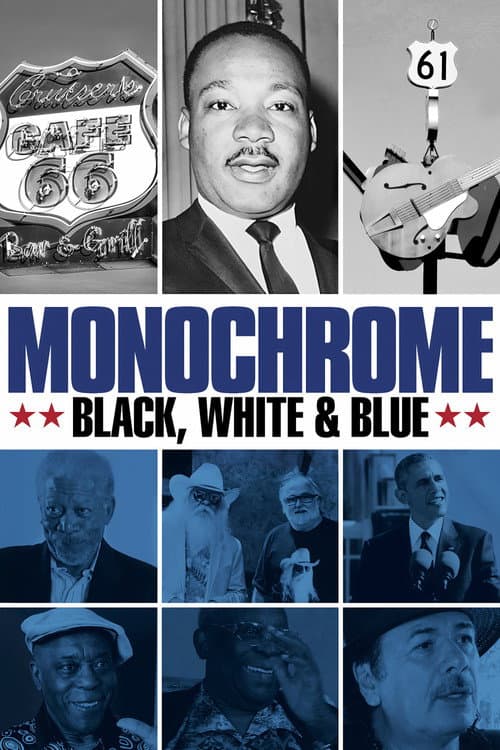 Постер: Monochrome: Black, White & Blue