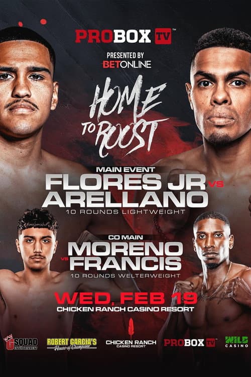 Постер: Gabriel Flores Jr. vs. Jose Arellano