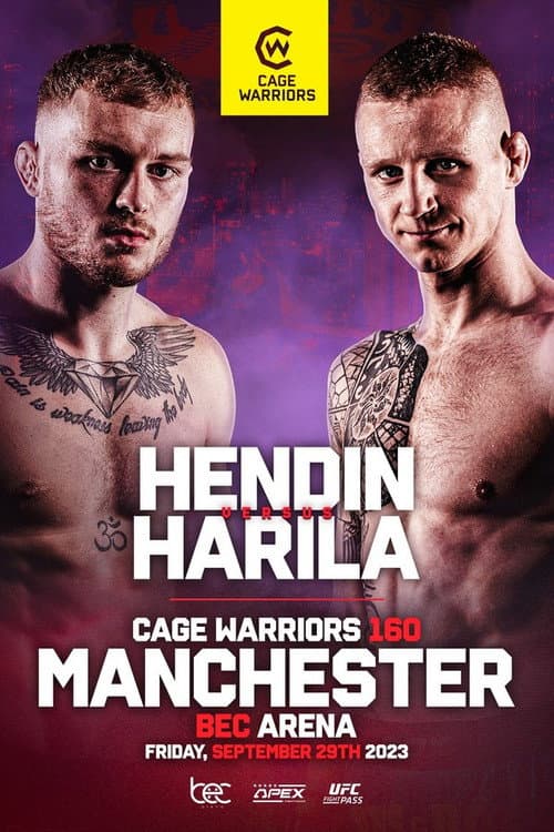 Постер: Cage Warriors 160 : Hendin vs. Harila