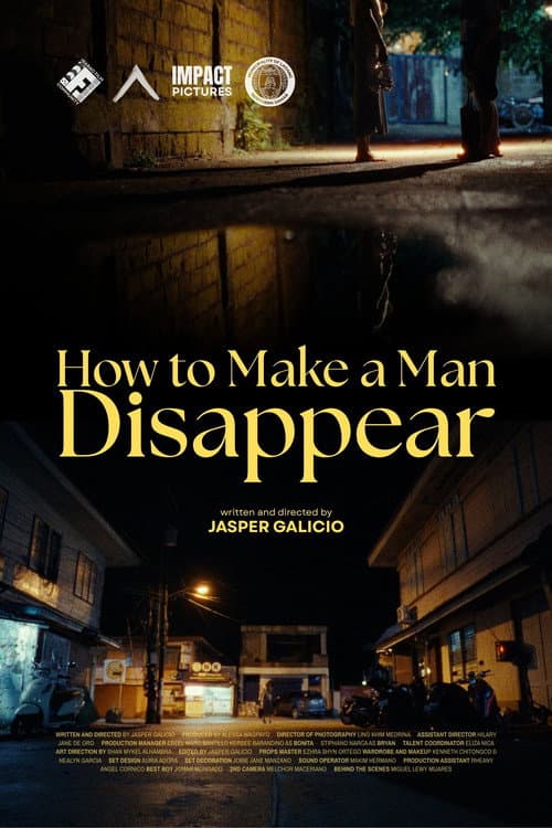 Постер: How to Make a Man Disappear