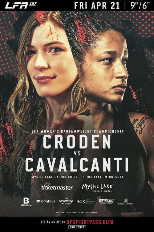 Постер: LFA 157: Croden vs. Cavalcanti