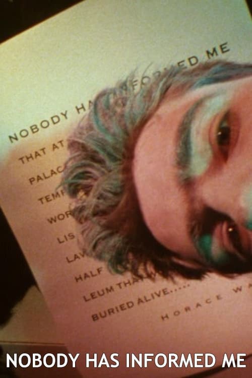 Постер: Nobody Had Informed Me