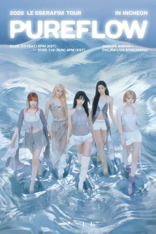 Постер: 2026 LE SSERAFIM TOUR ‘PUREFLOW’ IN INCHEON