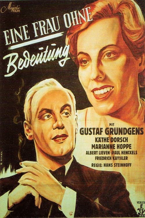 Постер: Eine Frau ohne Bedeutung