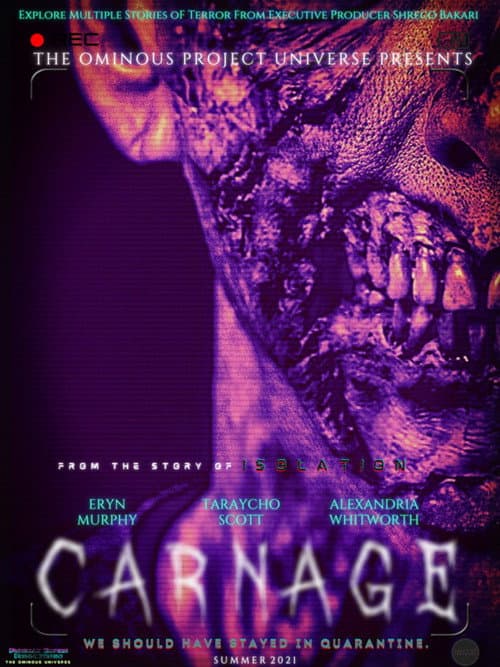 Постер: The Ominous Project Universe Presents: CARNAGE