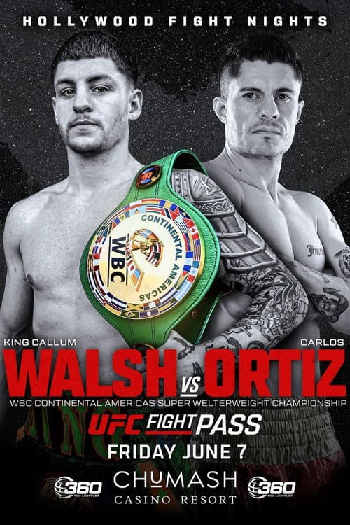 Постер: Callum Walsh vs. Carlos Ortiz