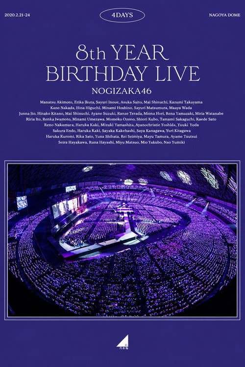 Постер: 乃木坂46 8th YEAR BIRTHDAY LIVE 2020.2.21~2.24 NAGOYA DOME