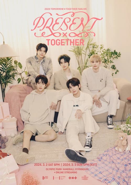 Постер: 2024 TXT FANLIVE PRESENT X TOGETHER