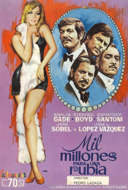 Постер: Mil millones para una rubia