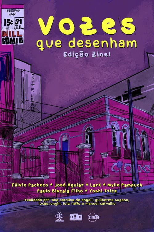 Постер: Vozes que Desenham: Edição Zine!
