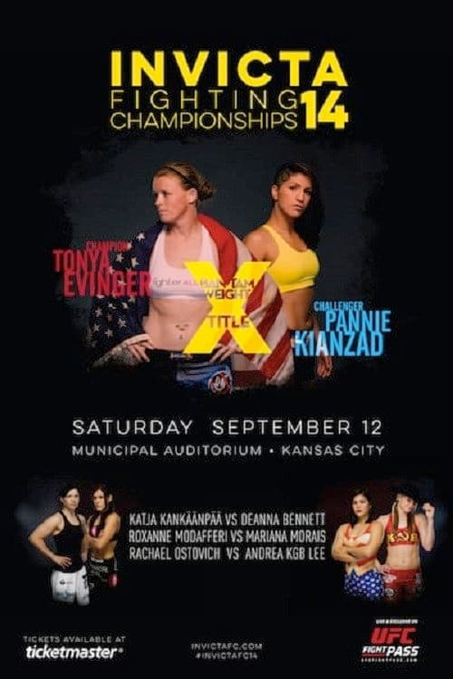 Постер: Invicta FC 14: Evinger vs. Kianzad