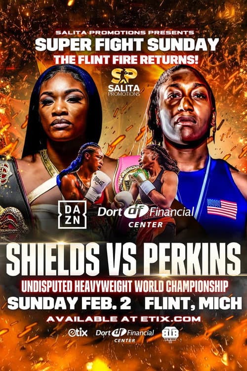 Постер: Claressa Shields vs. Danielle Perkins